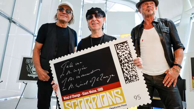 Legendäre Rockband Scorpions erhält eigene Briefmarken