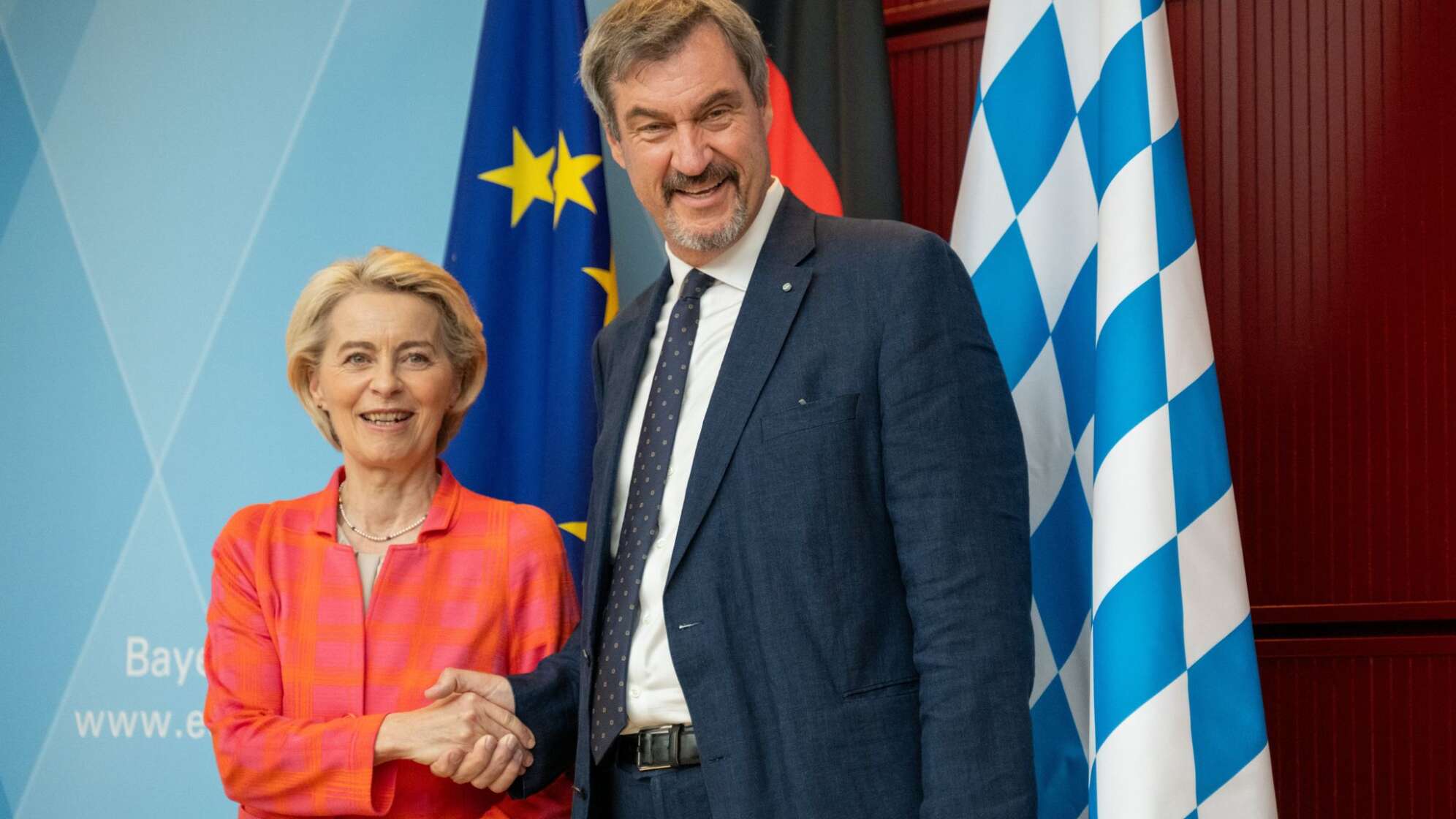 Ministerpräsident Söder und bayerisches Kabinett in Brüssel