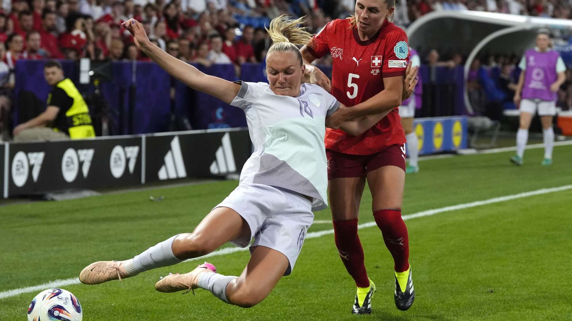 Frauenfußball-EM - Schweiz - Norwegen
