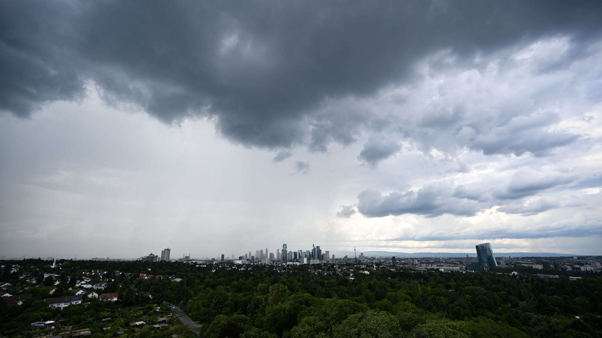 Regenwetter in Frankfurt am Main
