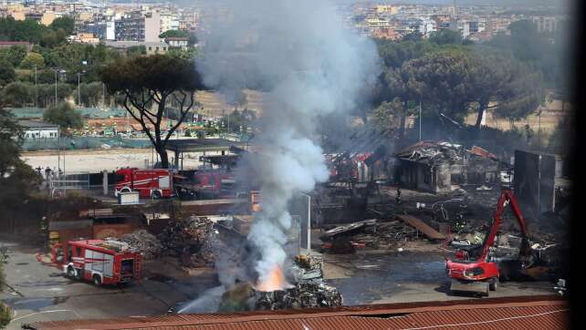 Explosion an Tankstelle in Rom - Mehrere Verletzte