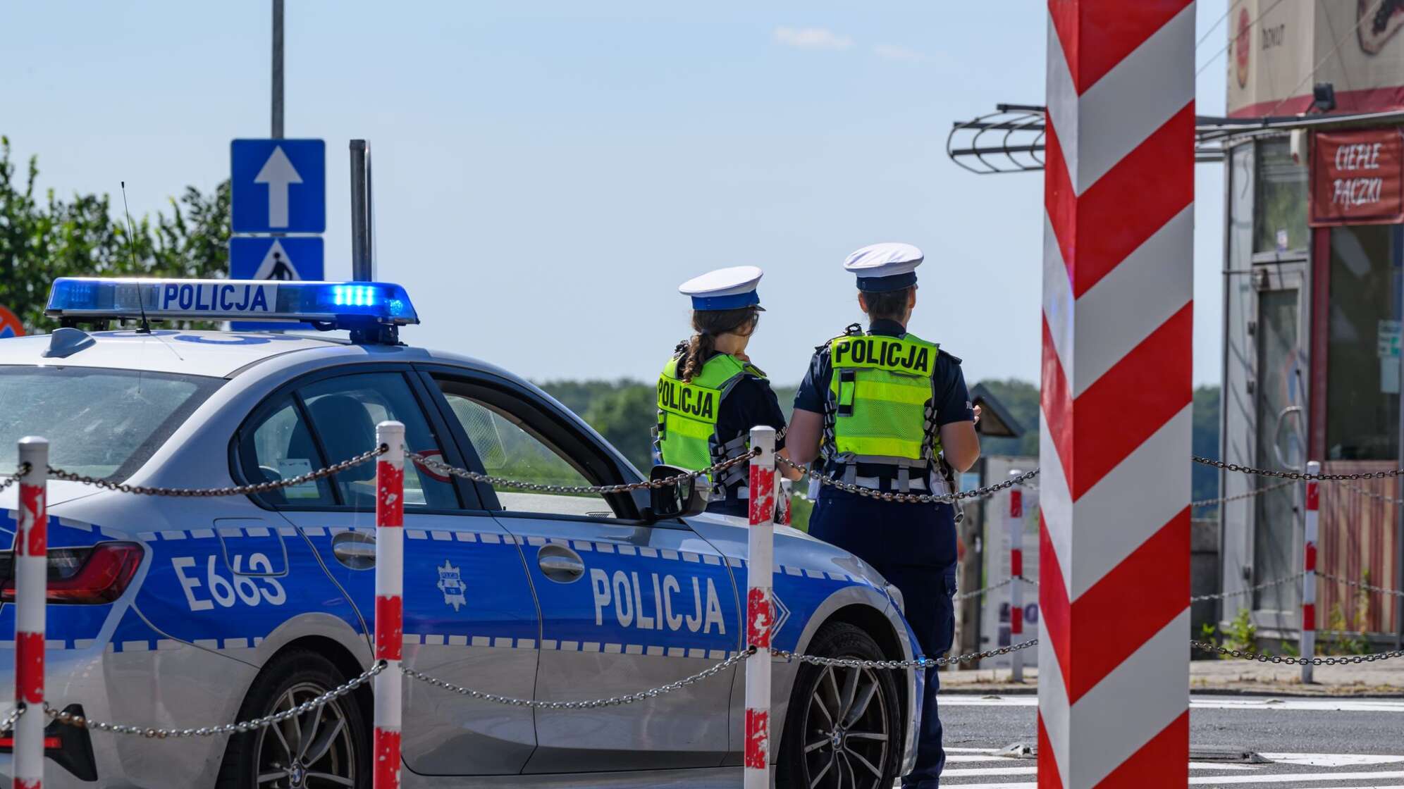 Kontrollen an der Grenze zu Polen