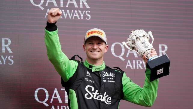 Lego-Pokal und Schampus: Hülkenberg-Party freut auch Audi