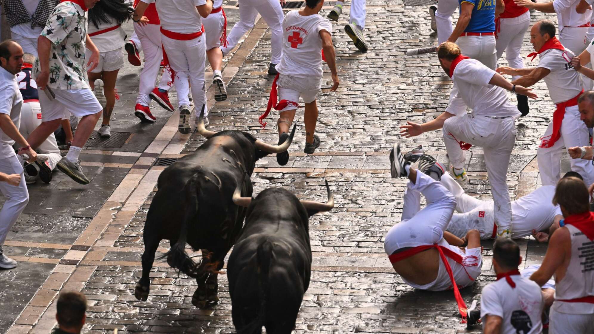 Stierlauf in Pamplona