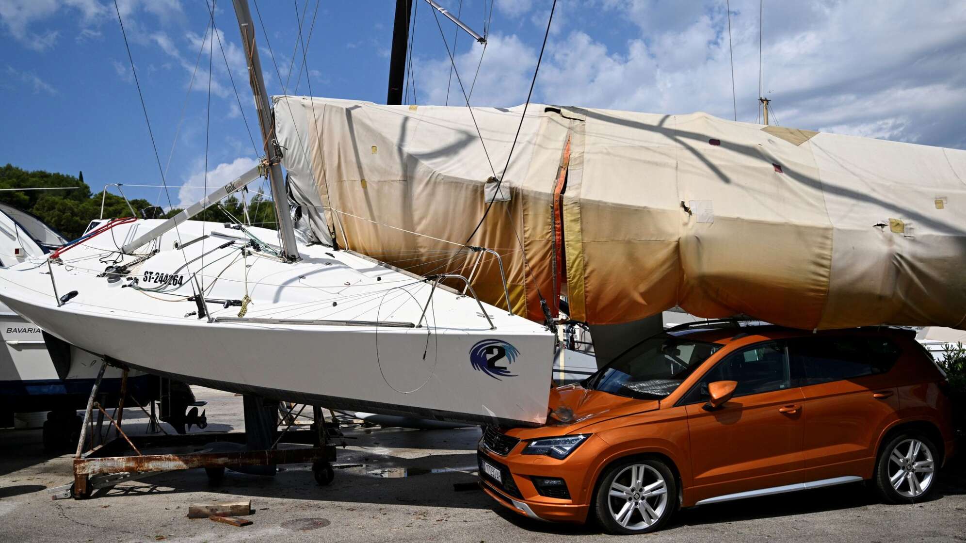 Unwetter in Kroatien