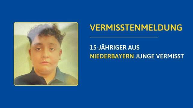Niederbayern: 15-jähriger Junge vermisst