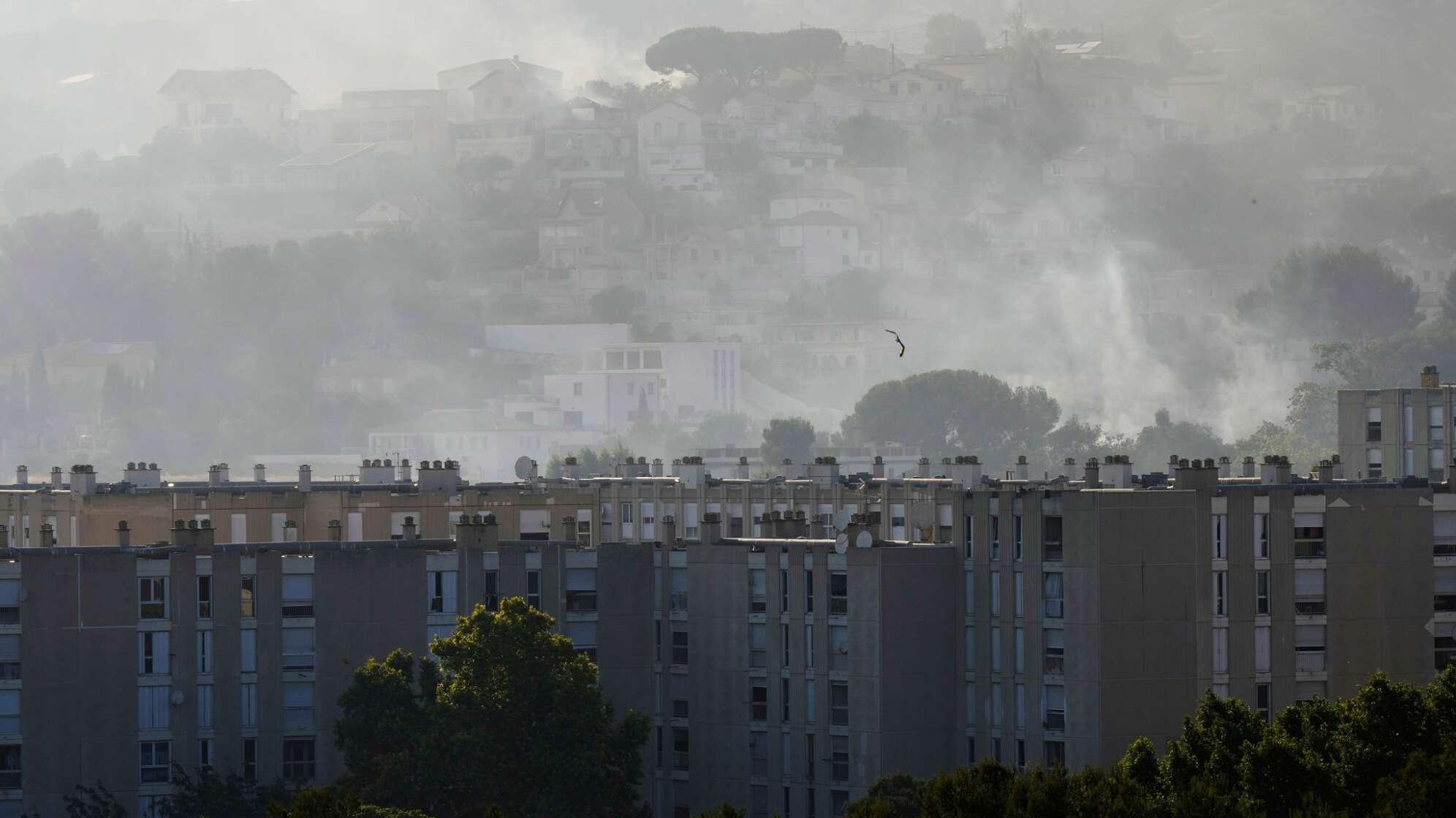 Flächenbrand in Frankreich
