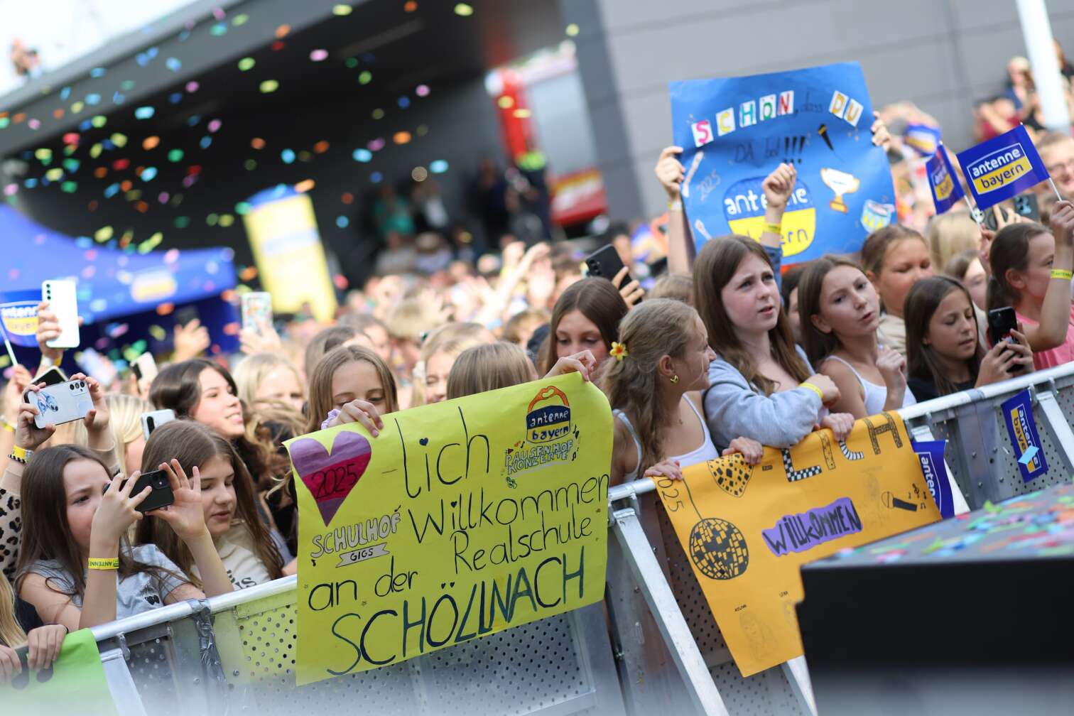 Schulhof-Gig an der Staatlichen Realschule Schöllnach in Niederbayern