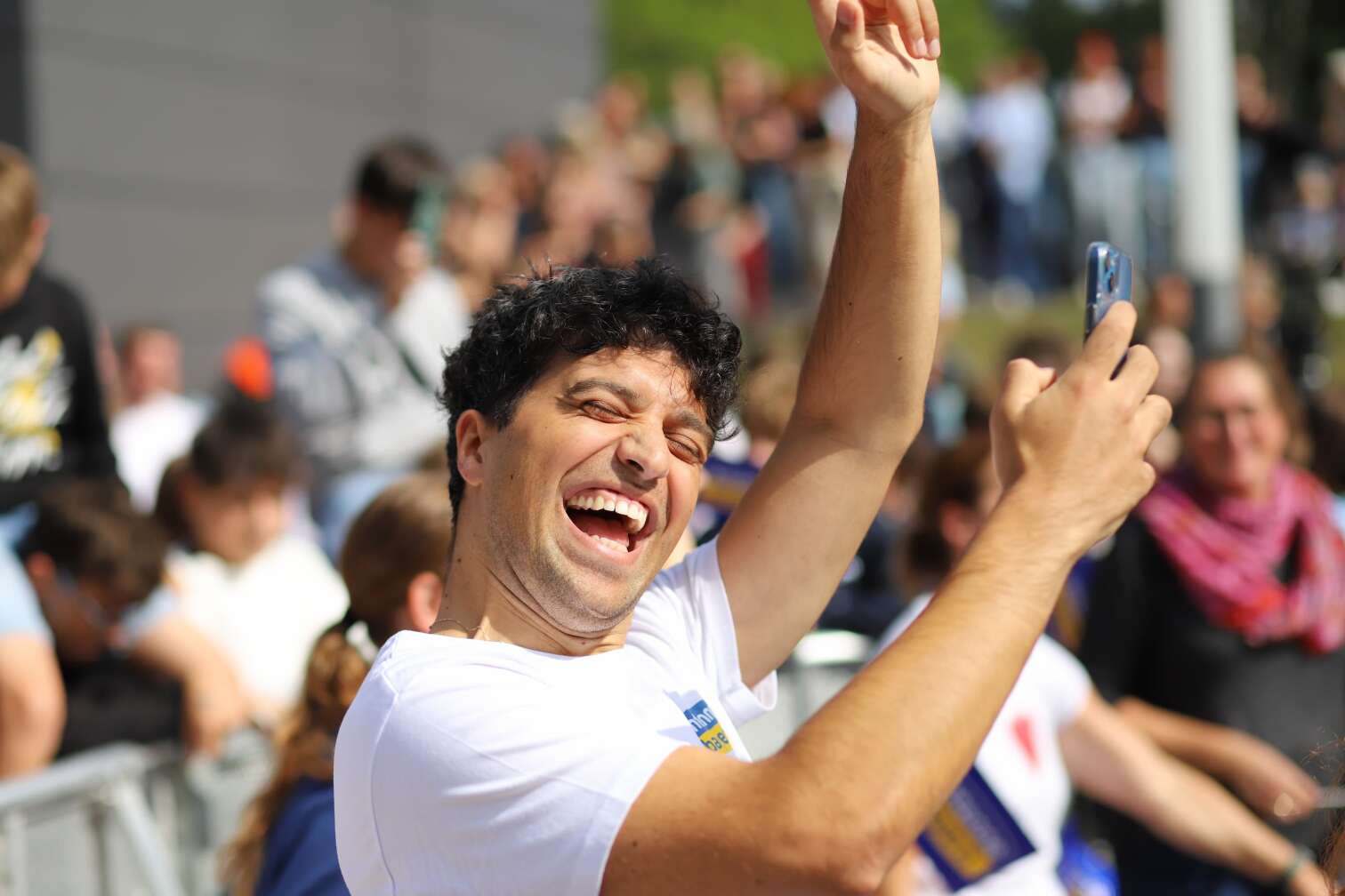 Schulhof-Gig an der Staatlichen Realschule Schöllnach in Niederbayern