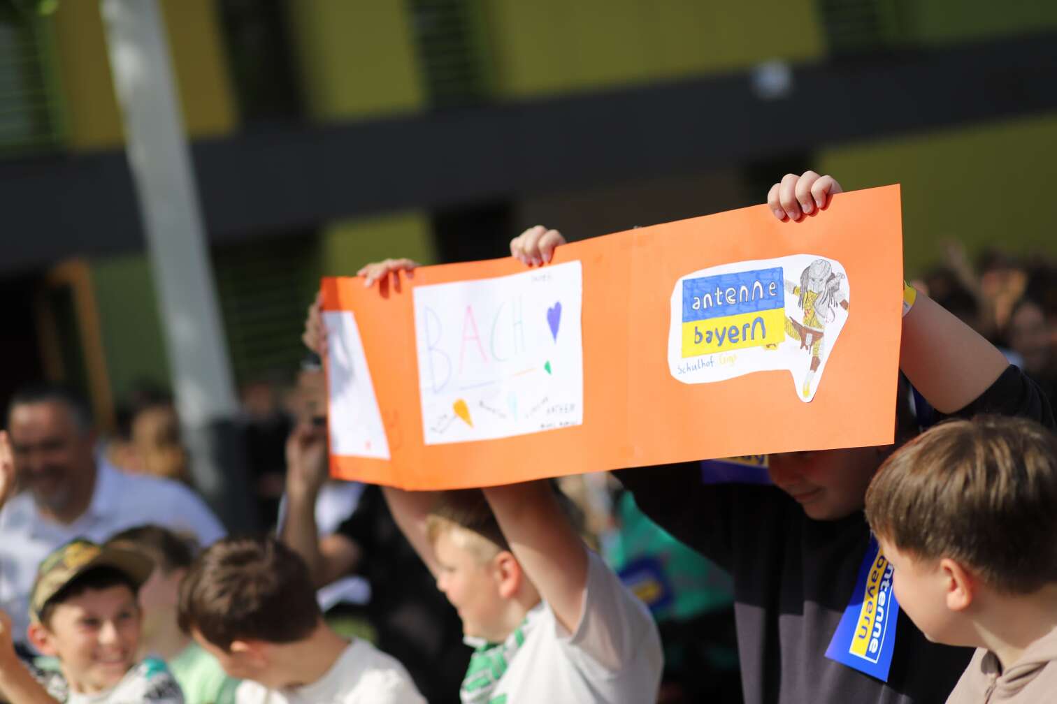 Schulhof-Gig an der Staatlichen Realschule Schöllnach in Niederbayern