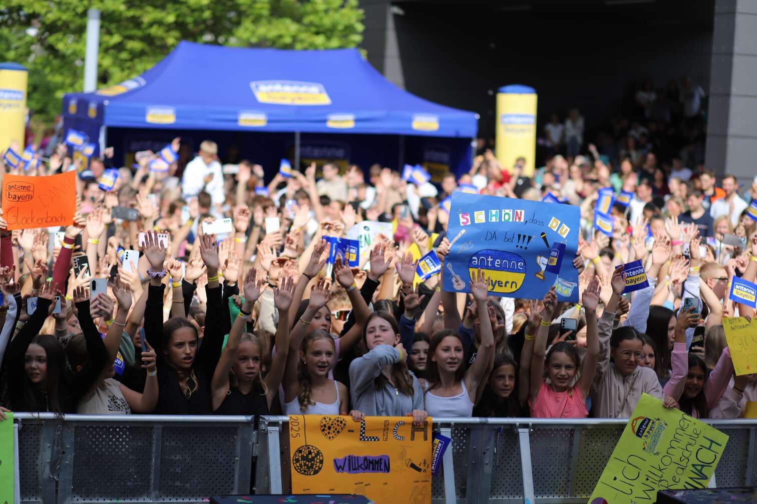 Schulhof-Gig an der Staatlichen Realschule Schöllnach in Niederbayern