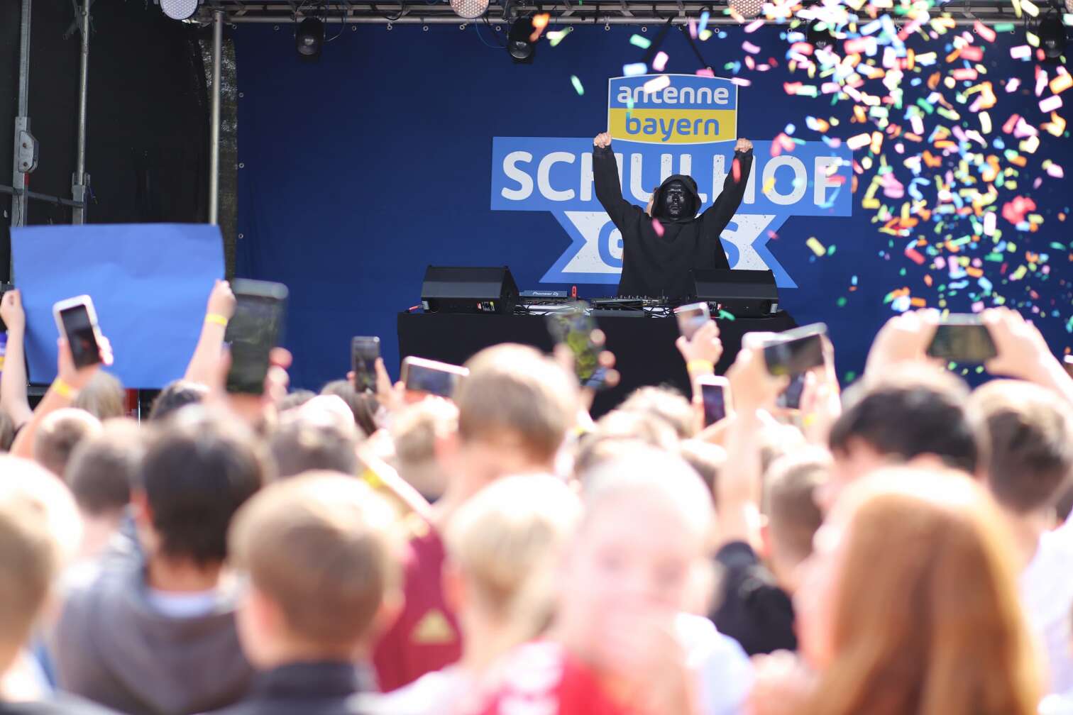 Schulhof-Gig an der Staatlichen Realschule Schöllnach in Niederbayern