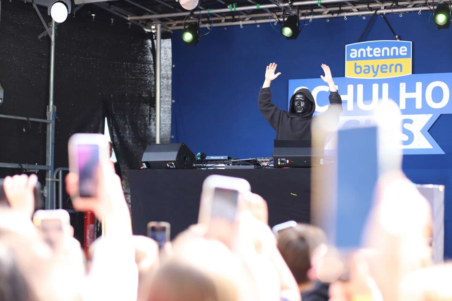 Schulhof-Gig an der Staatlichen Realschule Schöllnach in Niederbayern