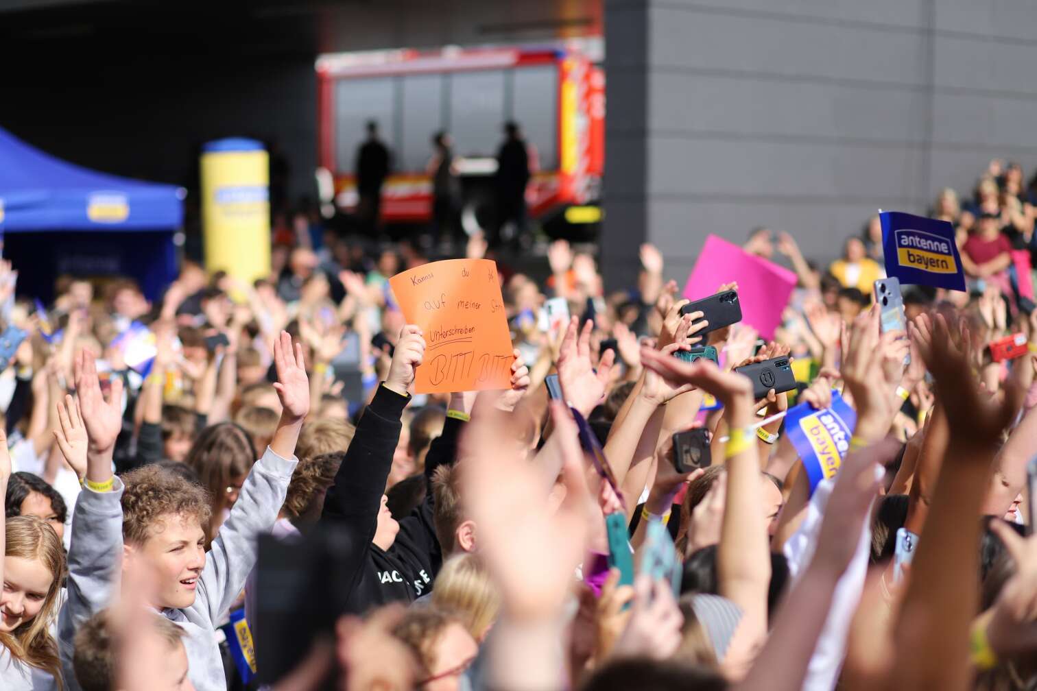 Schulhof-Gig an der Staatlichen Realschule Schöllnach in Niederbayern