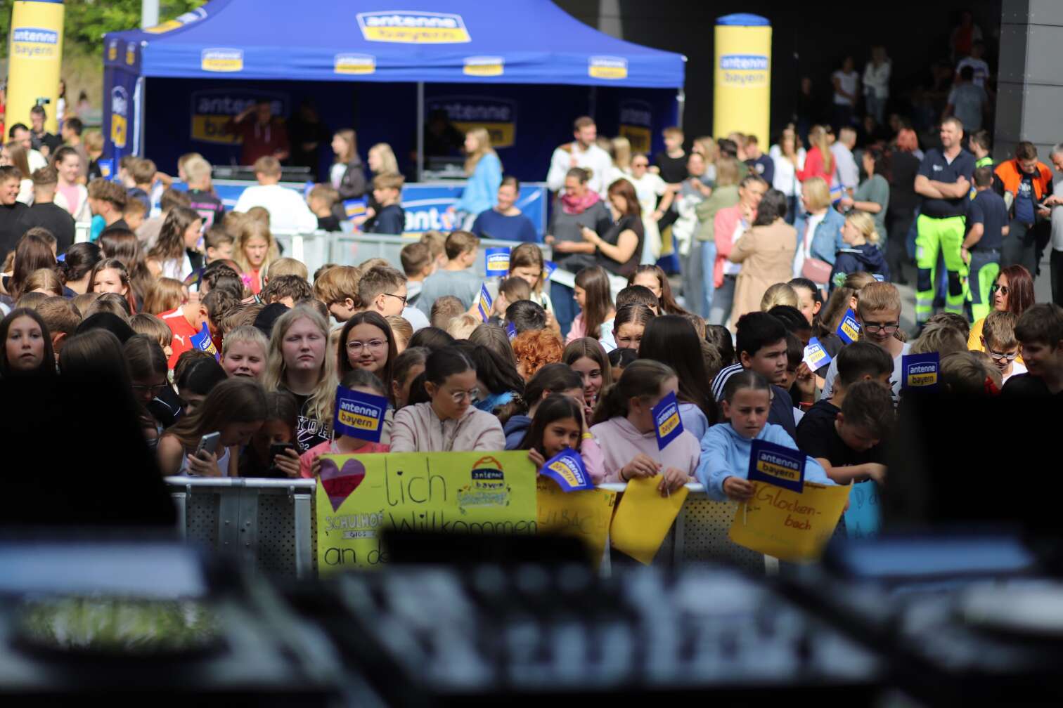 Schulhof-Gig an der Staatlichen Realschule Schöllnach in Niederbayern