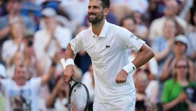 «Pump it up»: Djokovic mit Jubel-Kontroverse auf Rekordjagd