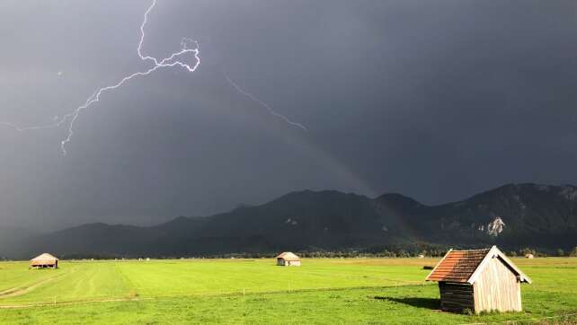 Unwetter und Hagel in Bayern erwartet