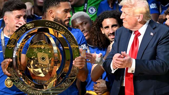 Trump irritiert Chelseas Champions auf dem Siegerpodest