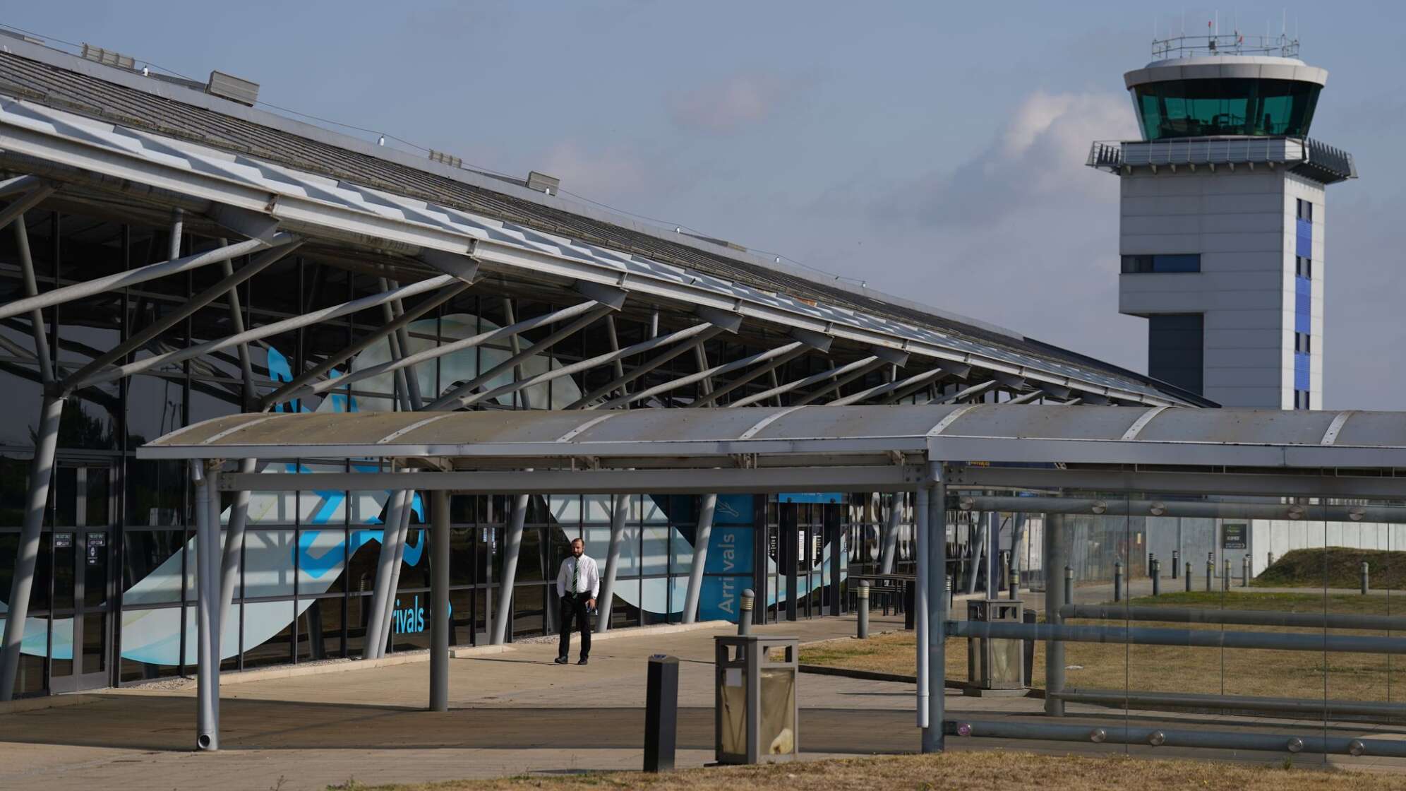 Flugzeugabsturz am Londoner Flughafen Southend