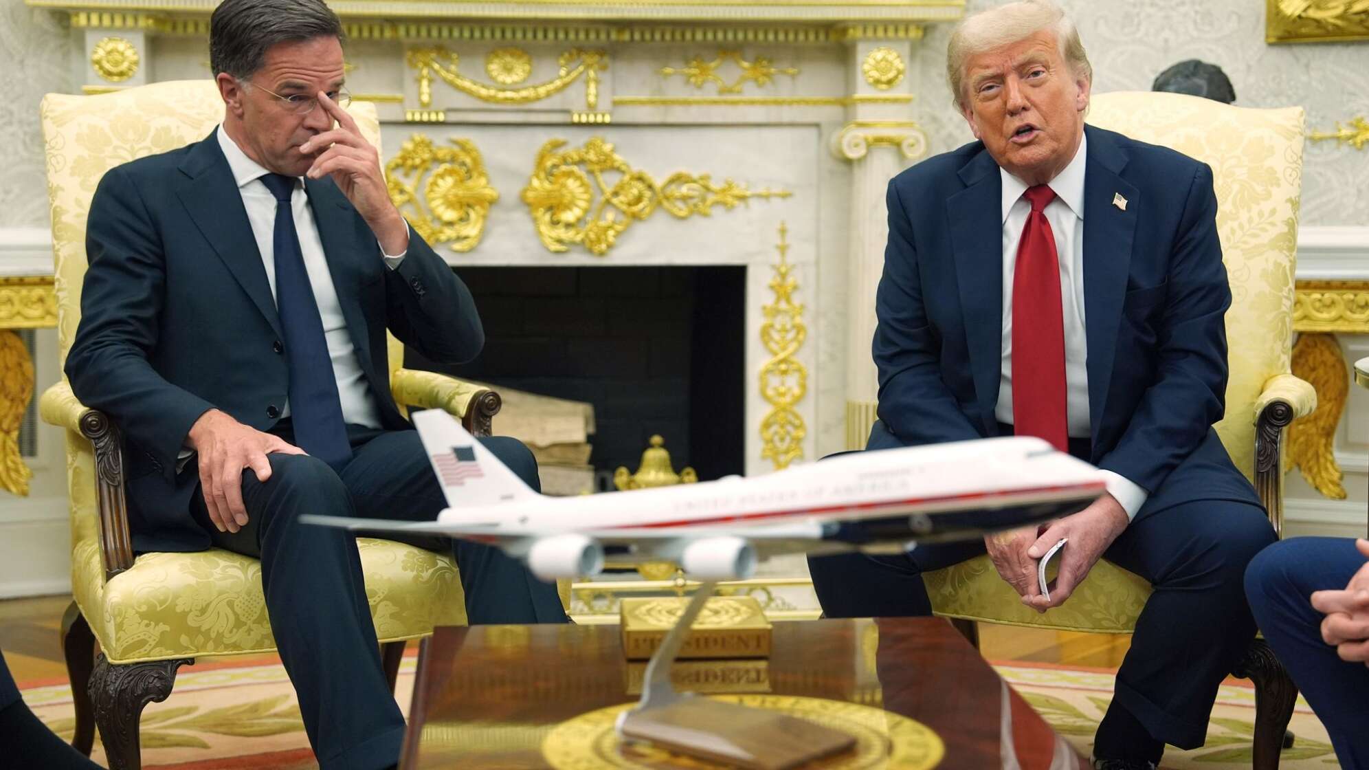 NATO-Generalsekretär Rutte bei US-Präsident Trump