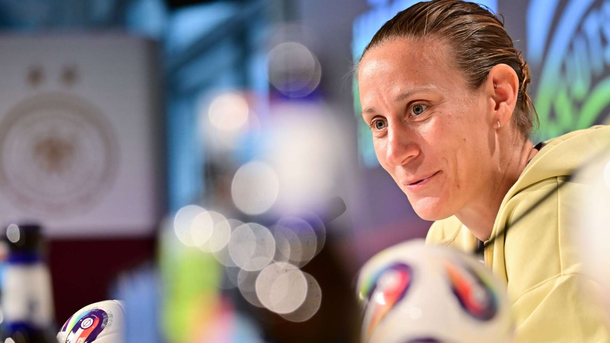 Frauenfußball-EM - Pressekonferenz Deutschland
