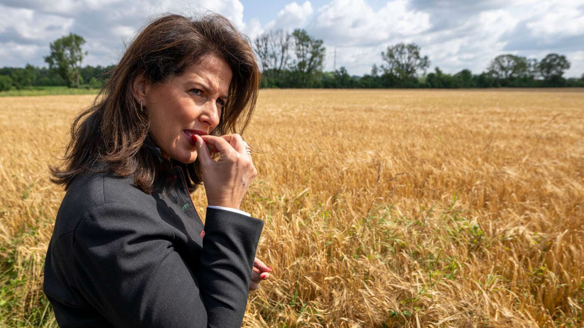 Ernte-Pressefahrt der bayerischen Landwirtschaftsministerin