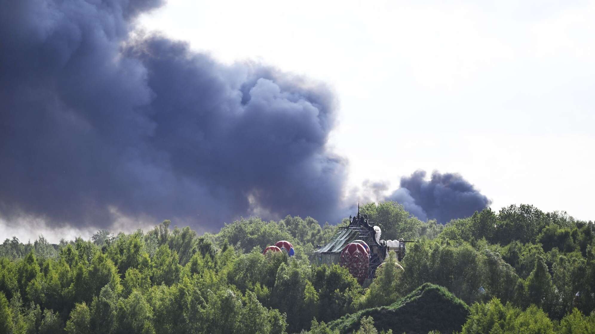 Brand auf Tomorrowland-Festival
