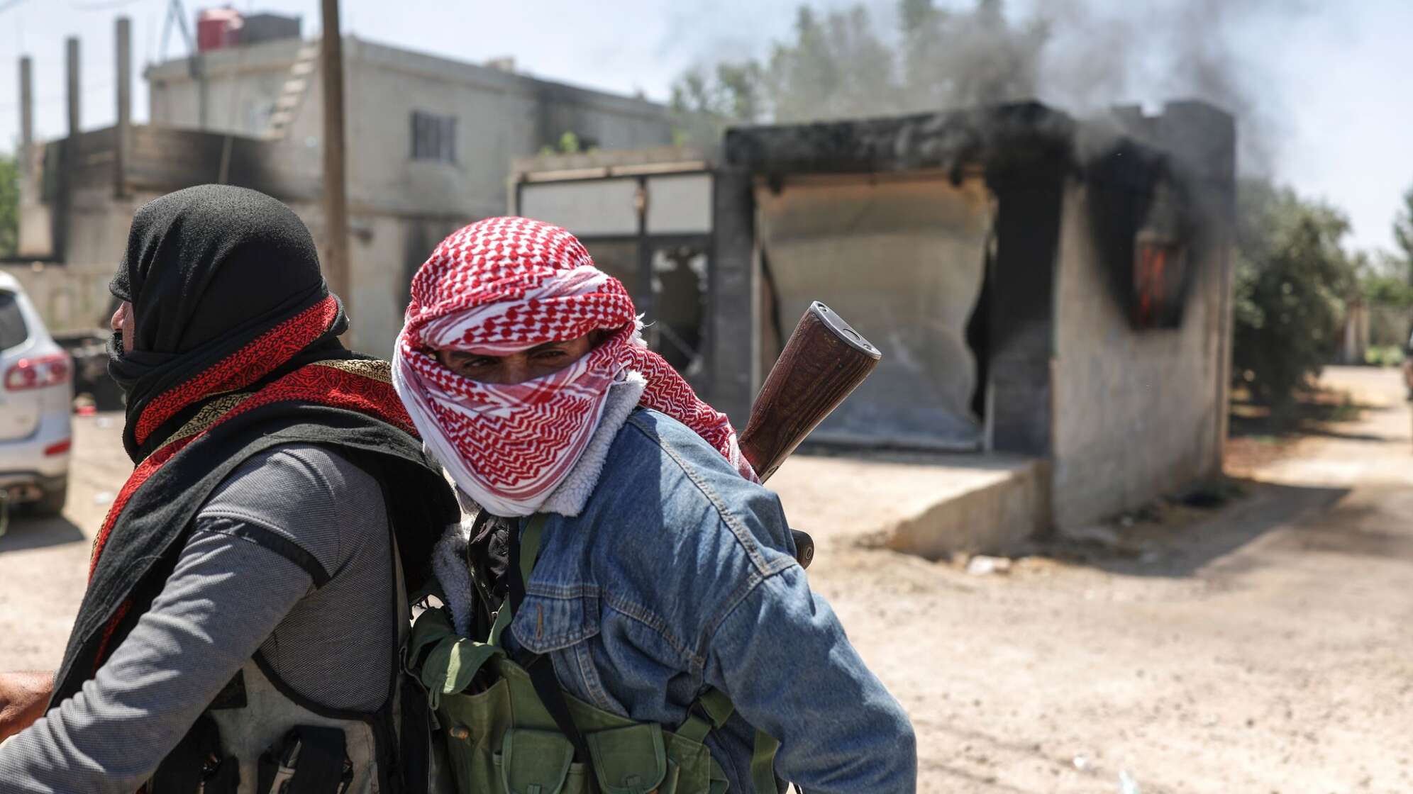 Nahostkonflikt - Syrische Beduinen in Al-Masraa