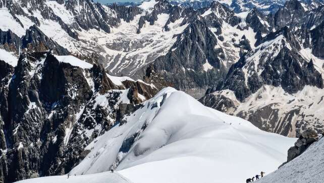 Vermisste Alpinisten tot im Mont-Blanc-Massiv aufgefunden