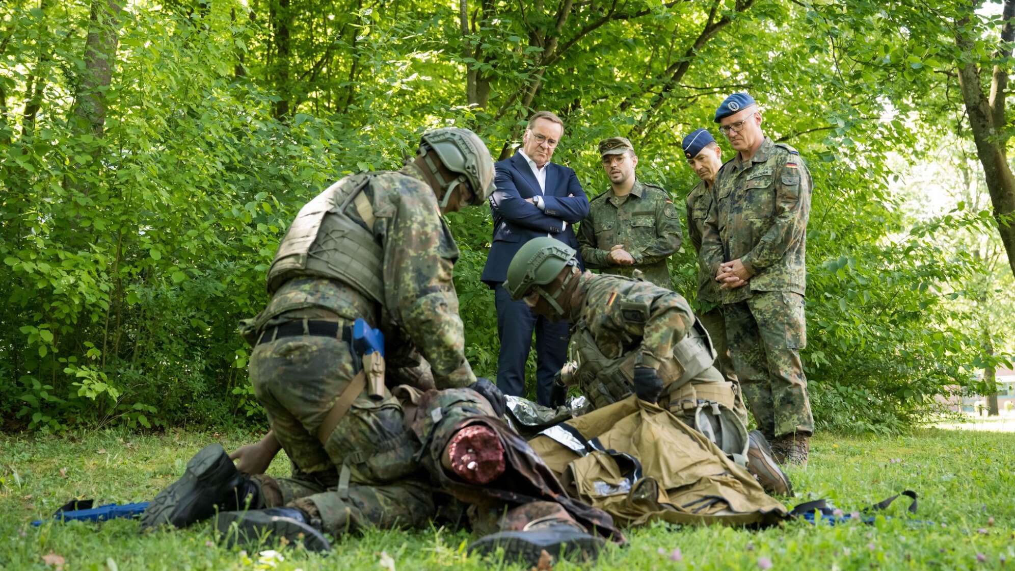 Bundesverteidigungsminister Pistorius besucht Sanitätsakademie