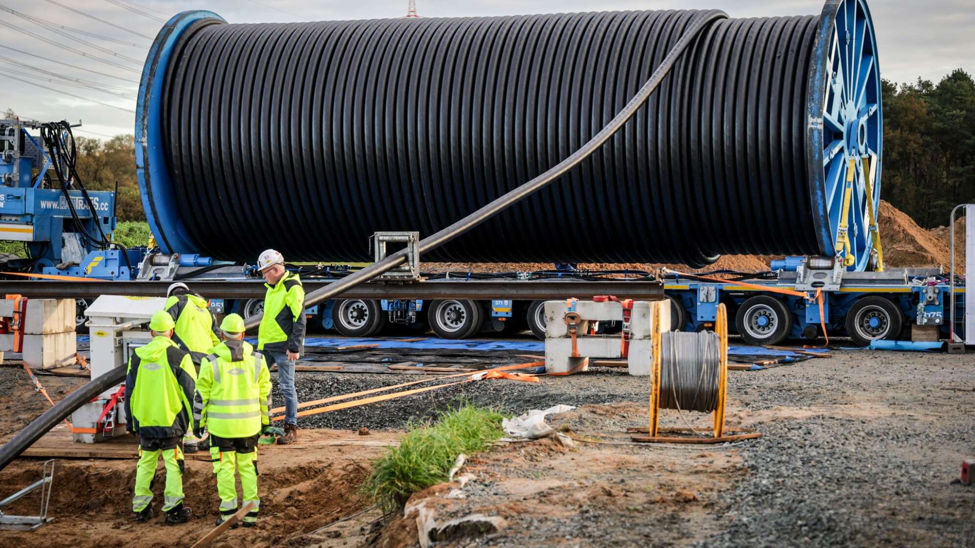 Erster Kabeleinzug bei Suedlink