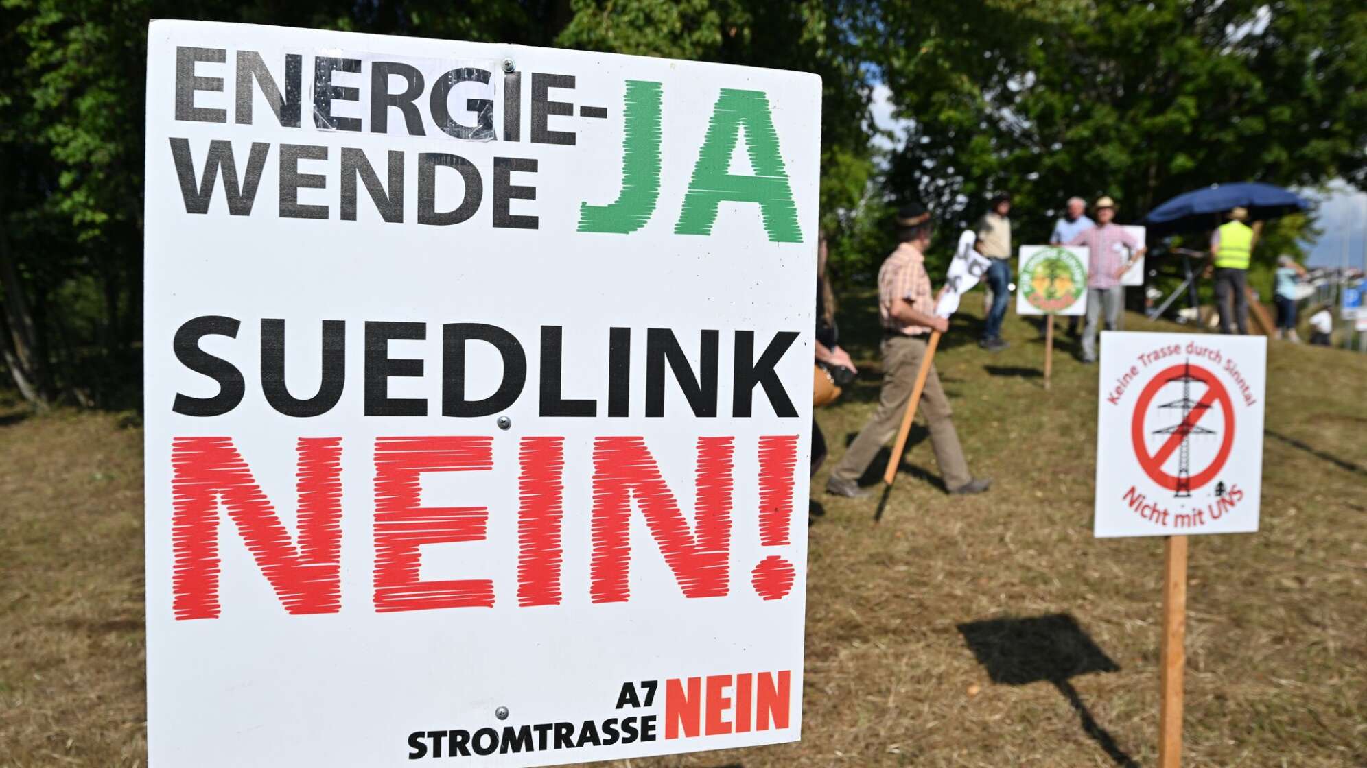 Feierlicher Baubeginn Suedlink in Bayern