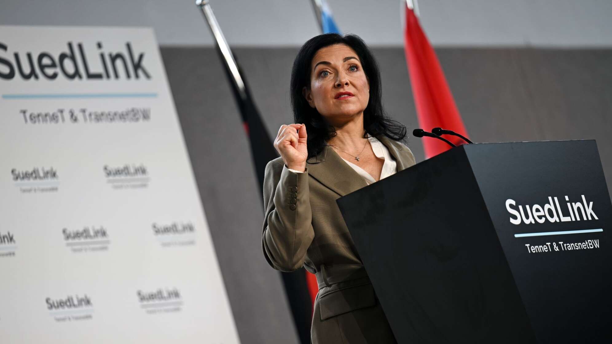 Feierlicher Baubeginn Suedlink in Bayern