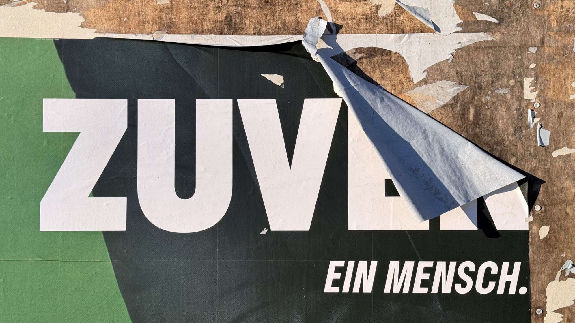 Vandalismus an Wahlplakaten