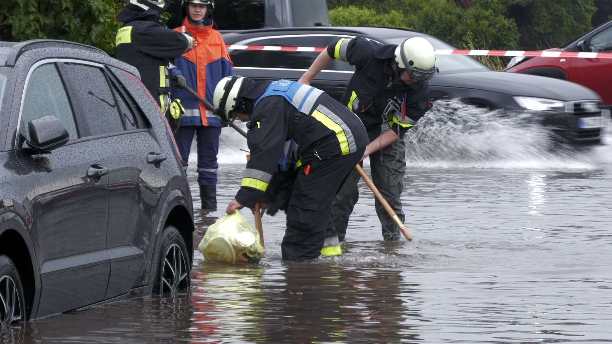 Wetter in Nürnberg - Landunter im Stadtteil Kornburg
