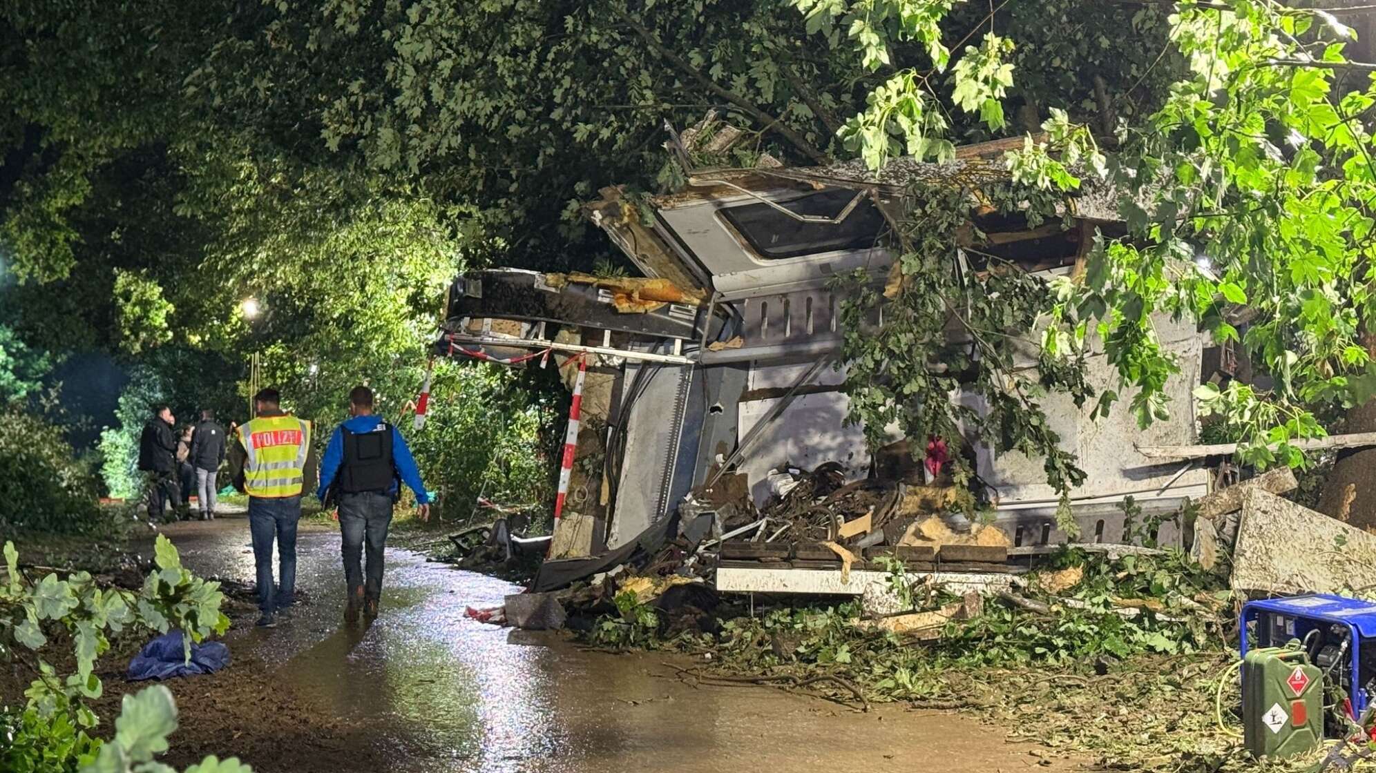 Zugunglück in Baden-Württemberg