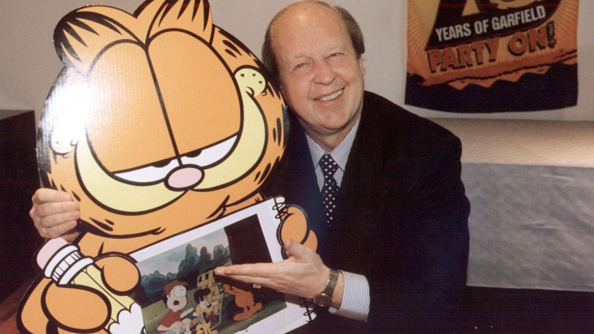 Kater Garfield und Jim Davis