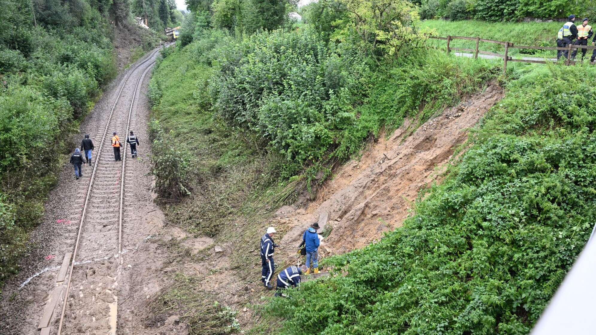 Nach dem Zugunglück in Oberschwaben