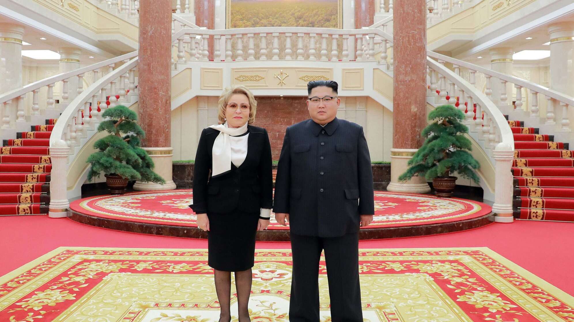 Kim Jong Un trifft Vorsitzende des russischen Oberhauses