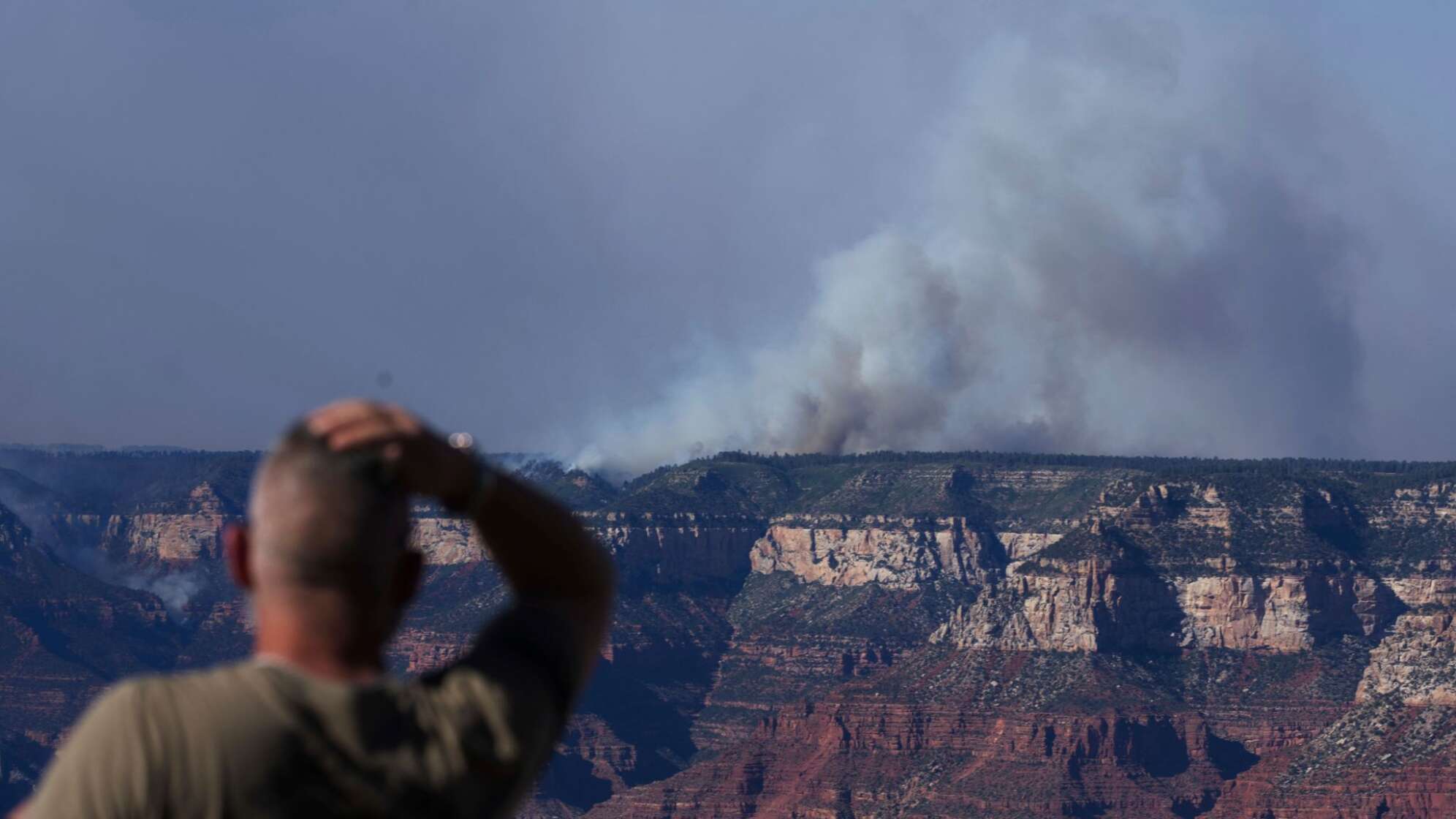 Rauchwolken über dem Grand Canyon: Feuer weitet sich aus