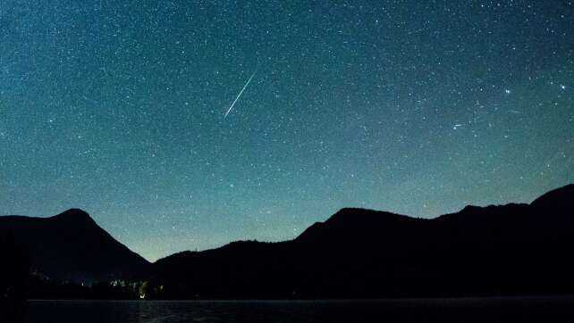Perseiden in Bayern hinter Wolken