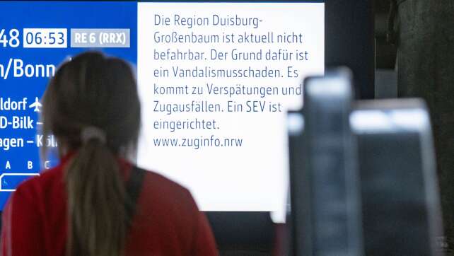 Weiter viele Bahn-Ausfälle an Zugstrecke in NRW - kein Chaos