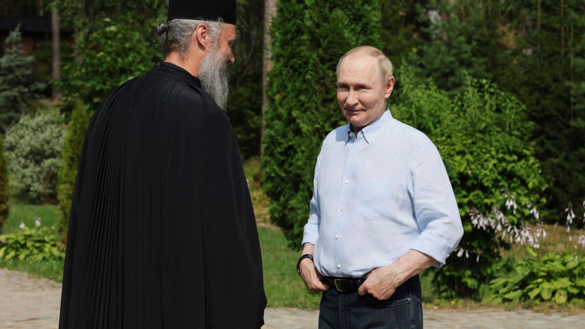 Putin besucht Walaam Kloster