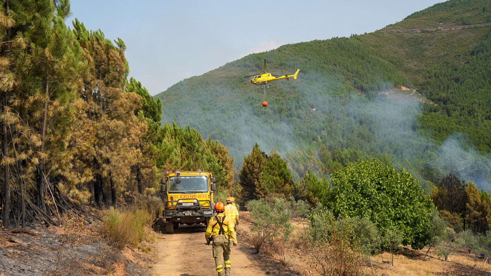 Waldbrände in Spanien