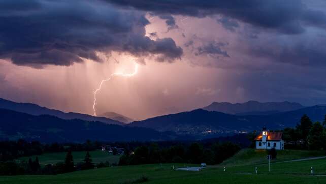 Sehr wenig Blitze in Bayern