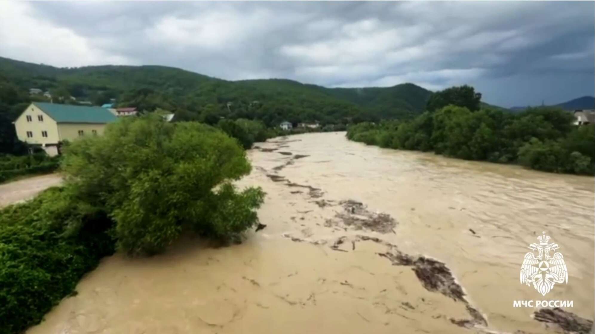 Unwetter kam es in der Region Krasnodar