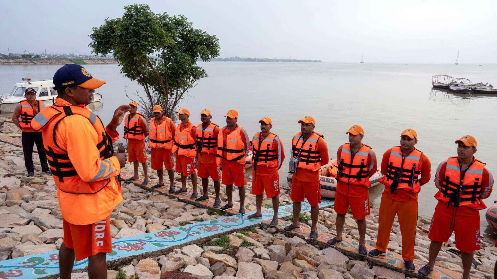Überschwemmungen durch Monsun in Indien