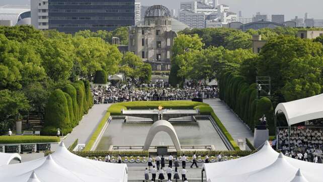 Hiroshima gedenkt Opfer des Atombombenabwurfs vor 80 Jahren
