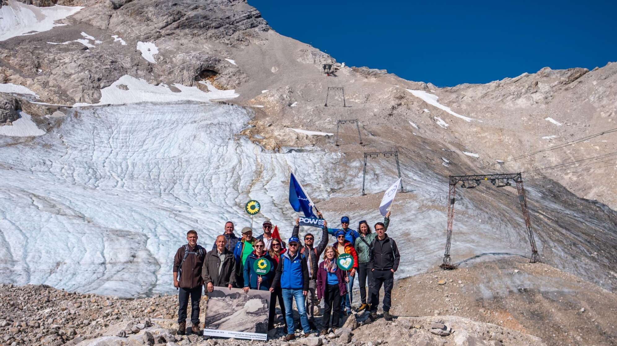 Gletscher-Gipfel