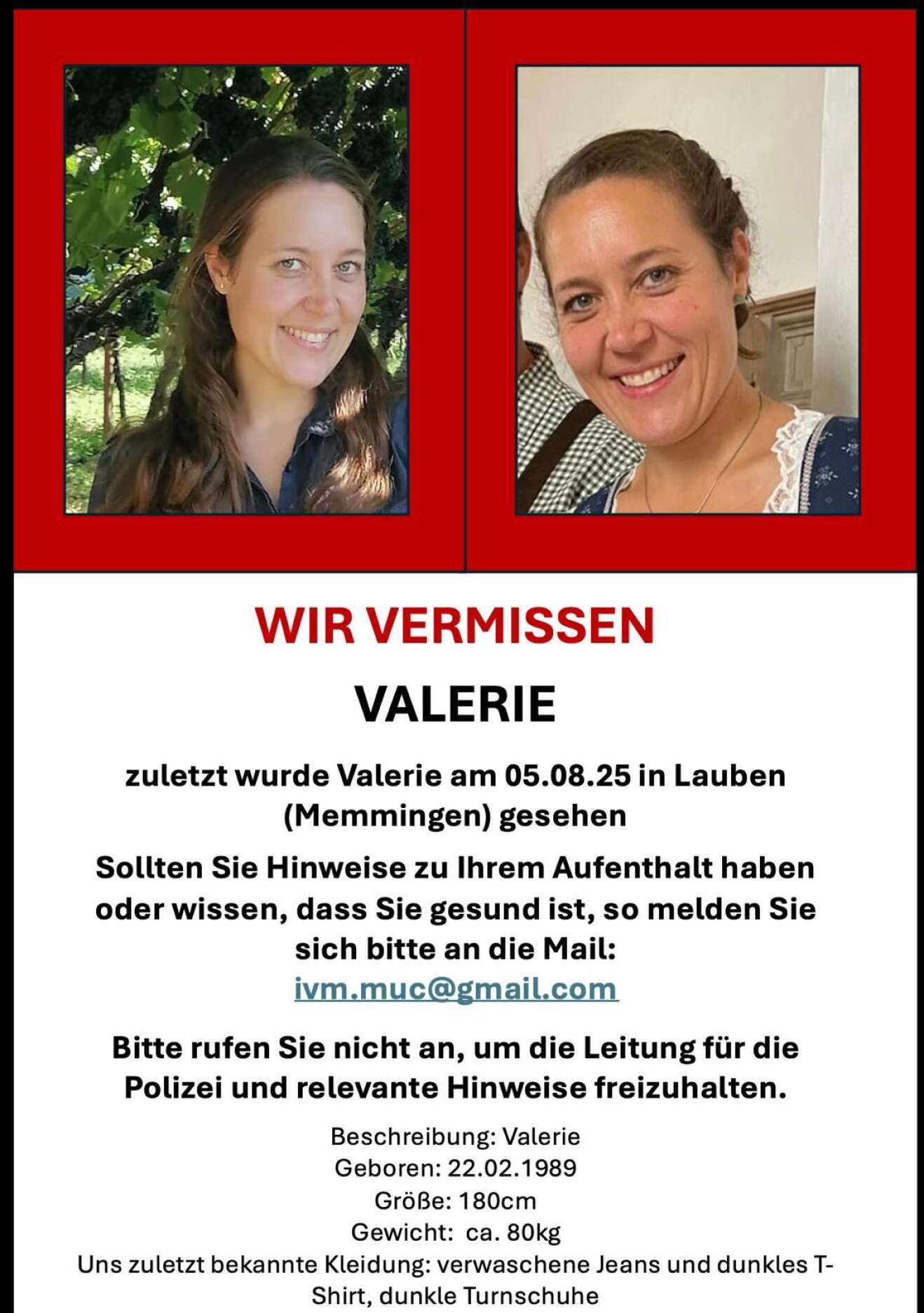vermisst